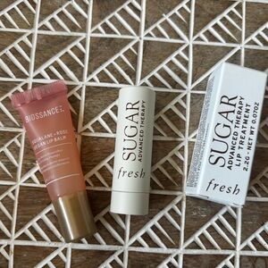 Mini Lip bundle biossance and fresh